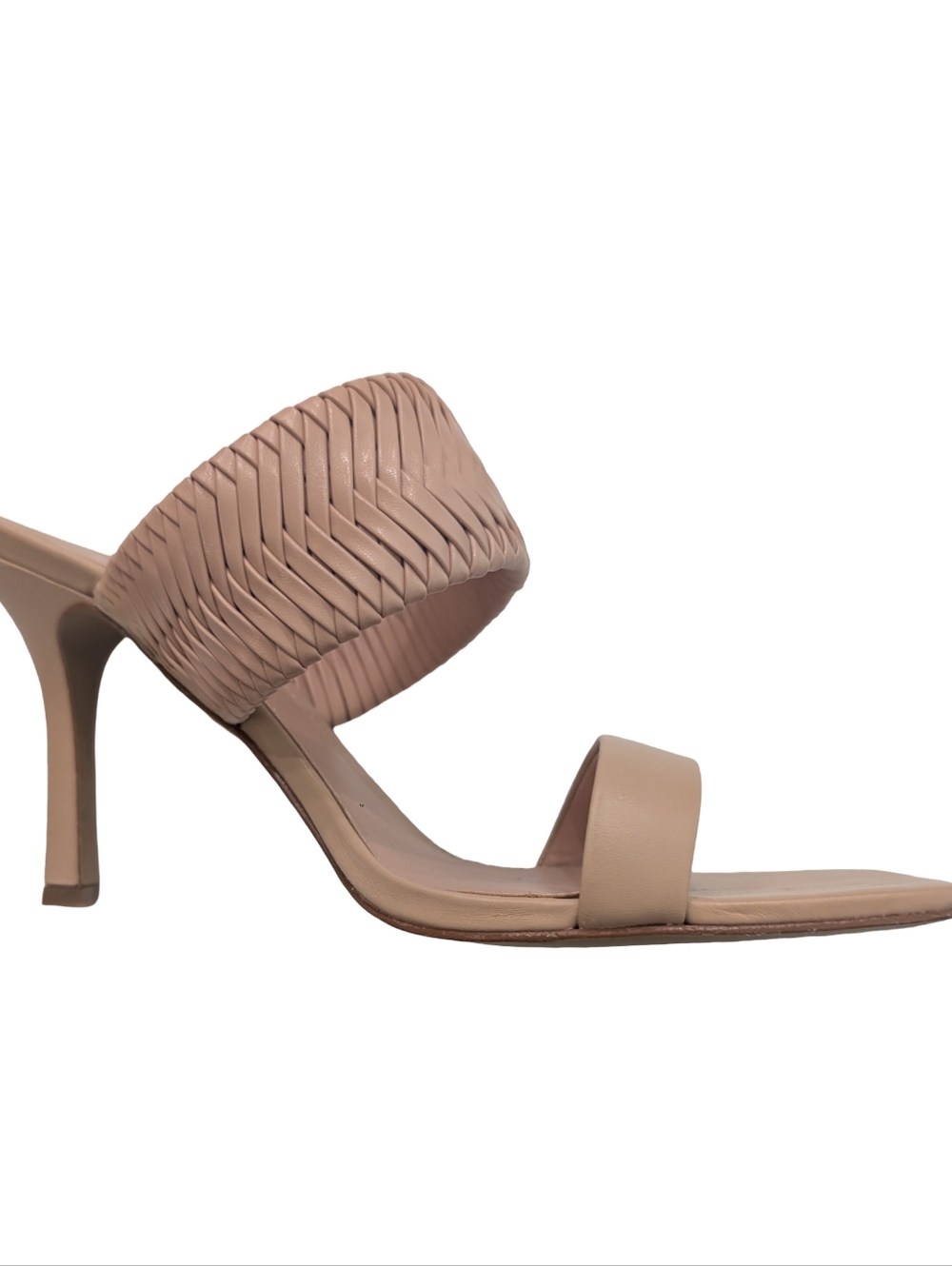 Vince Camuto Bofirrd Woven Leather Stiletto Mule Size 11